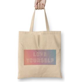 Humuts Bts Love Yourself Pastel Gradient Bez Çanta