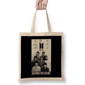 Humuts Bts Merch Bts Black Version Bez Çanta