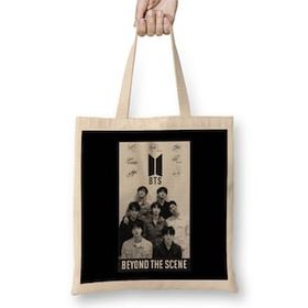 Humuts Bts Merch Bts Black Version Bez Çanta