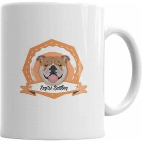 Humuts Bulldogue Coleçao Raças Pug Köpek Beyaz Kupa