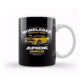 Humuts Bumblebee Transformer 02 Beyaz Kupa