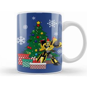 Humuts Bumbleebee Transfromers Around The Christmas Tree Beyaz Kupa