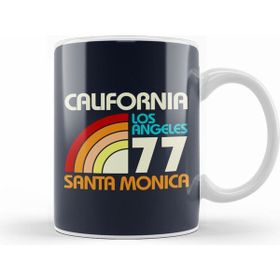 Humuts California Los Angeles Santa Monica 70S Beyaz Kupa