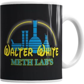 Humuts Camiseta Breaking Bad Meth Labs Logo Orlando Disney Parodia Beyaz Kupa