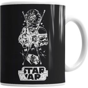Humuts Camiseta Star Wars Vader Estrela Da Morte Beyaz Kupa