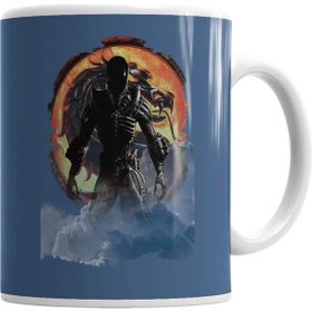 Humuts Camitesa Alien Mortal Kombat Gamer Games Beyaz Kupa