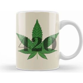 Humuts Cannabis Day Beyaz Kupa