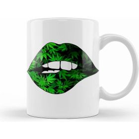 Humuts Cannabis Marijuana 01 Beyaz Kupa