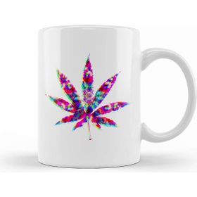 Humuts Cannabis Marijuana 02 Beyaz Kupa