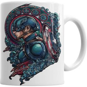 Humuts Capitao America Beyaz Kupa
