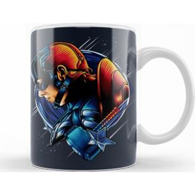 Humuts Captain America Beyaz Kupa