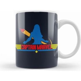 Humuts Captain Marvel Top Captain Kupa Bardak