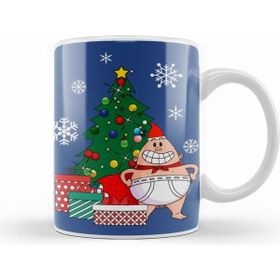 Humuts Captain Underpants Around The Christmas Tree Kupa Bardak