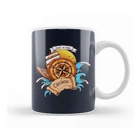 Humuts Carribean Lost At Sea Compass Kupa Bardak