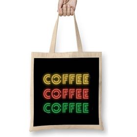 Humuts Cat Funny Coffee Drinks Aart Lover Ggift Quote - Vintage Retro Rainbow Style Bez Kadın Günlük Çanta