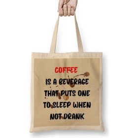 Humuts Cat Funny Coffee Drinks Art Lover Gift Quote - Vintage Retro Rainbow Style Bez Kadın Günlük Çanta