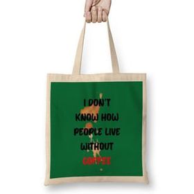 Humuts CAT Funny Coffee Drinks Lover Gift Quote - Vintage Retro Rainbow Style Bez Kadın Günlük Çanta