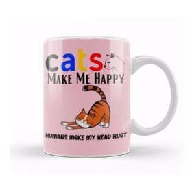 Humuts Cat Lover Gifts For Funny Cat Lover Gifts For Men Kids Kupa Bardak