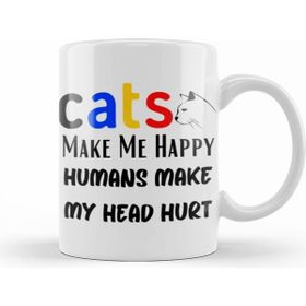 Humuts Cat Lover Gifts For Men Kupa Bardak