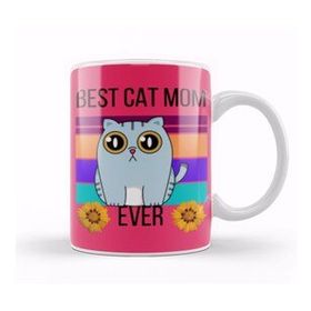 Humuts Cat Mom Mothers Day Gifts Best Cat Mom Ever Funny Gifts Kupa Bardak
