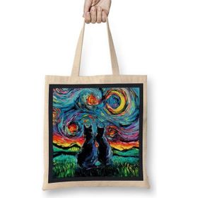 Humuts Cat Van Gogh's Cats Kedi Bez Çanta