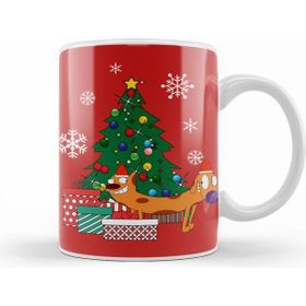 Humuts Catdog Around The Christmas Tree Kupa Bardak