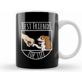 Humuts Cavalier King Charles Spaniel Best Friends For Life Pug Köpek Kupa