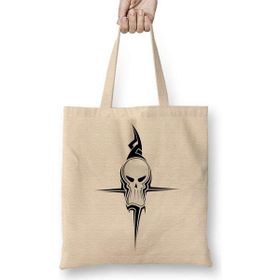 Humuts Caveira Tribal Bez Çanta