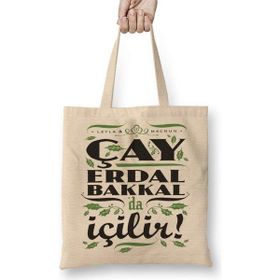 Humuts Çay Erdal Bakkalda Içilir Erdal Bakkal Bez Kadın Günlük Çanta