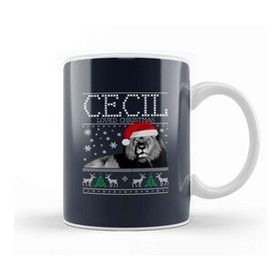 Humuts Cecil The Lion Cecil Loved Christmas Knit Kupa Bardak
