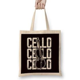 Humuts Cello Cellist Orchestra Musical Instrument Classical Music Bez Kadın Günlük Çanta