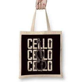 Humuts Cello Cellist Orchestra Musical Instrument Classical Music Bez Kadın Günlük Çanta