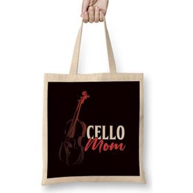 Humuts Cello Mom Cellist Musician Cello Player Mother Orchestra Bez Çanta