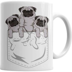 Humuts Cepte Pug Kupa Bardak
