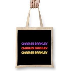 Humuts Charles Barkley - Basketball Gifts Vintage Retro Rainbow Quotes For Boys And Dad Bez Çanta