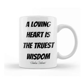 Humuts Charles Dickens Quotes Gift Vintage Retro Rainbow Style Kupa Bardak