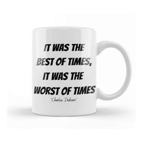 Humuts Charles Dickens Quotes Gift Vintage Retro Rainbow Style Kupa Bardak
