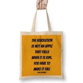 Humuts Che Guevara Quotes Gift - Vintage Retro Rainbow Style Bez Kadın Günlük Çanta