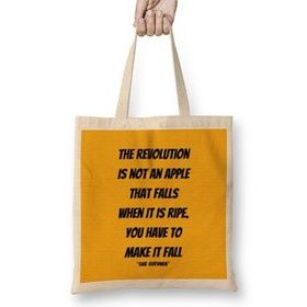 Humuts Che Guevara Quotes Gift - Vintage Retro Rainbow Style Bez Kadın Günlük Çanta