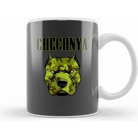Humuts Chechen Pitbull Cool Chechnya Roots Chechen Man Kupa Bardak