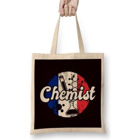 Humuts Chemist France Flag Laboratory Chemistry Pharmacist Lab Tech Bayan Günlük Çanta