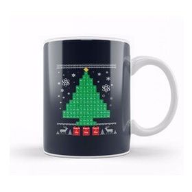 Humuts Chemistree Science Christmas Tree Kupa Bardak
