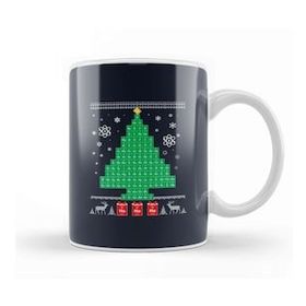 Humuts Chemistree Science Christmas Tree Kupa Bardak