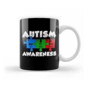 Humuts Chemistry Autism Awareness Puzzle Elements Kupa Bardak