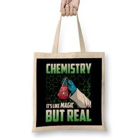 Humuts Chemistry It s Like Magic But Real Science Student Bez Kadın Günlük Çanta