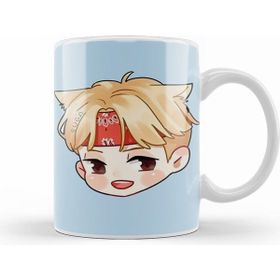 Humuts Chibi Face Suga Bts 01 Kupa Bardak