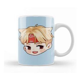 Humuts Chibi Face Suga Bts 01 Kupa Bardak