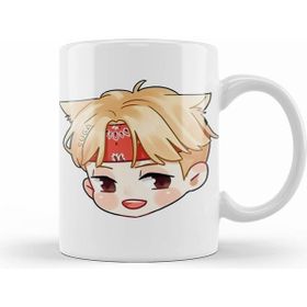Humuts Chibi Face Suga Bts 02 Kupa Bardak