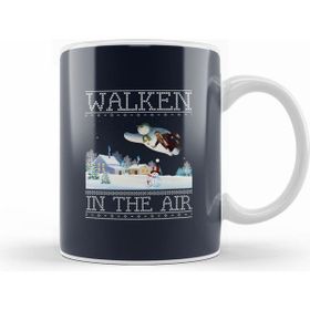 Humuts Christopher Walken In The Air Snow Man Christmas Knit Kupa Bardak