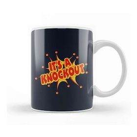 Humuts Classic It&#039;s A Knockout Logo Kupa Bardak